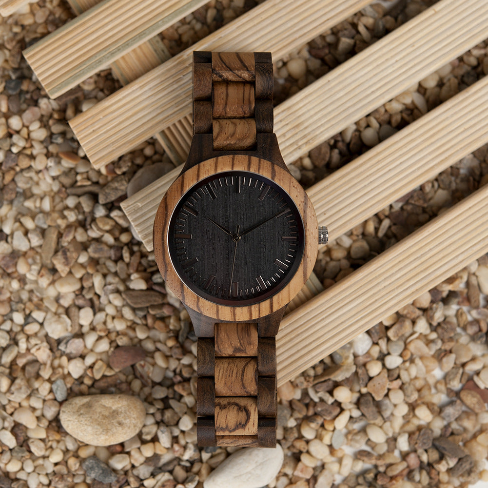 Inter-Wood - Quartz Watch Men's Wood Watch