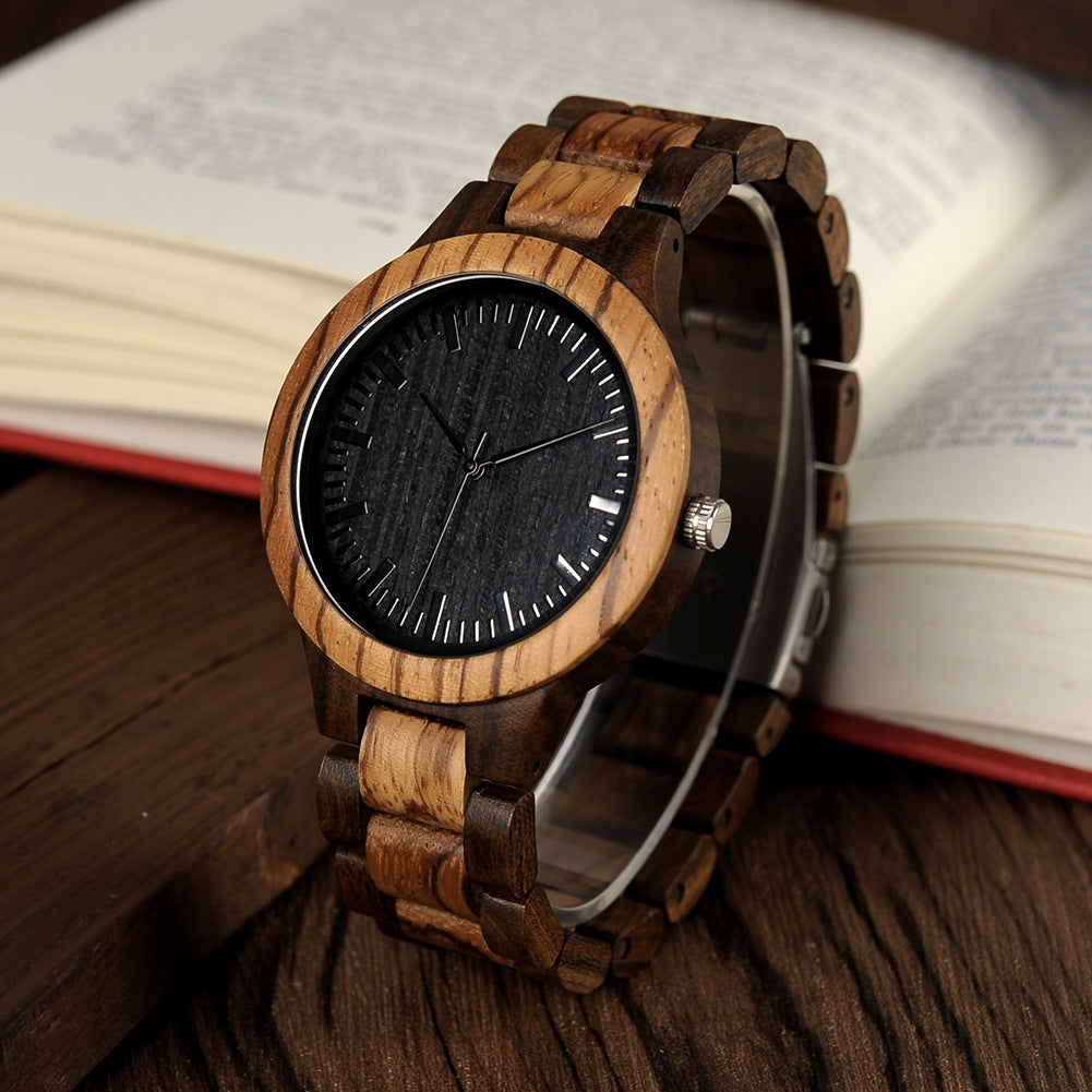 Inter-Wood - Quartz Watch Men's Wood Watch