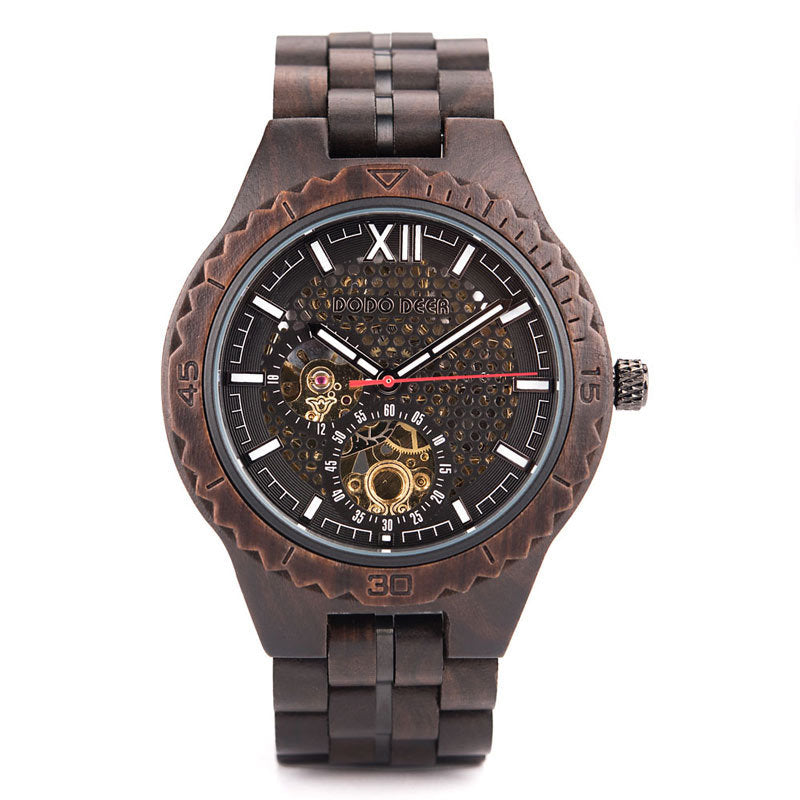 DODO DEER - Mechanical Wood Men's Watch