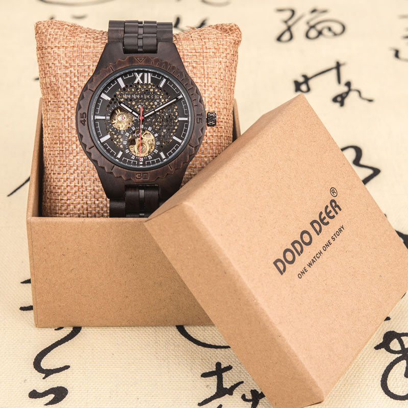 DODO DEER - Mechanical Wood Men's Watch