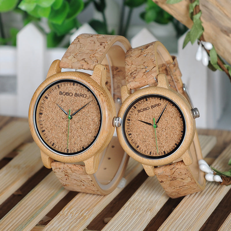 BOBO BIRD - Bamboo and Cork Watch