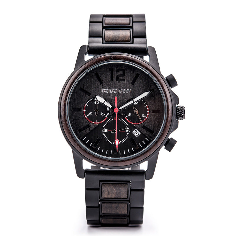 DODO DEER - Explosive Wood Men's Watch