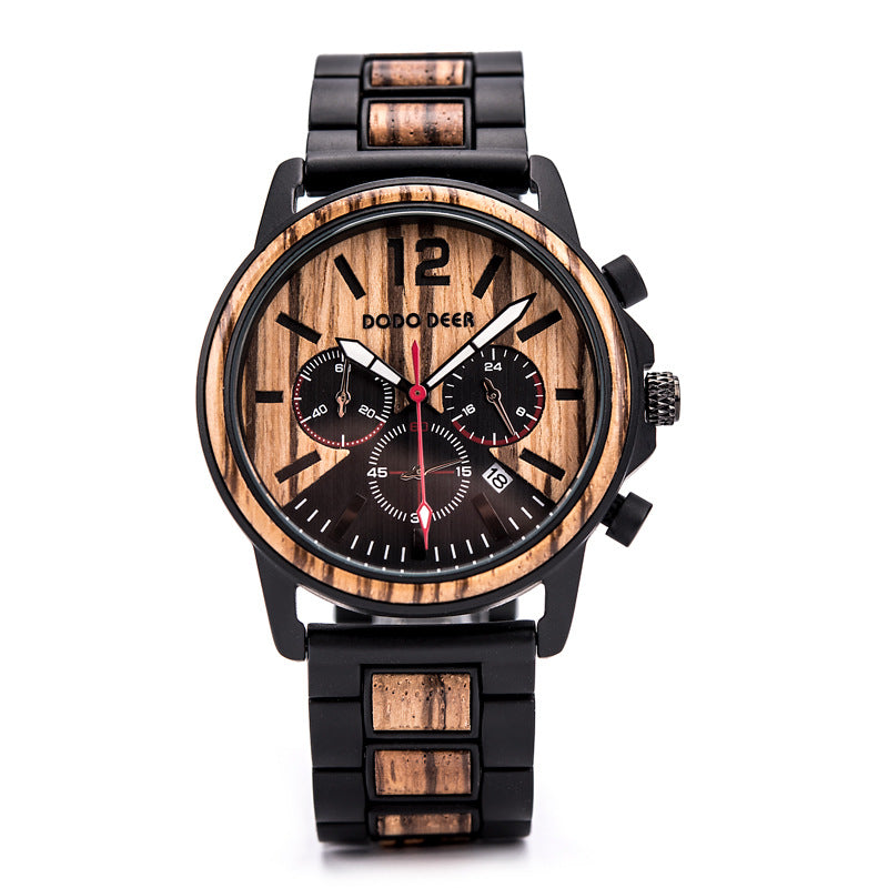 DODO DEER - Explosive Wood Men's Watch