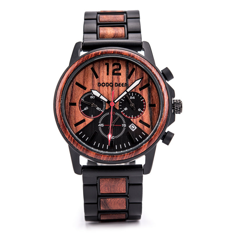 DODO DEER - Explosive Wood Men's Watch