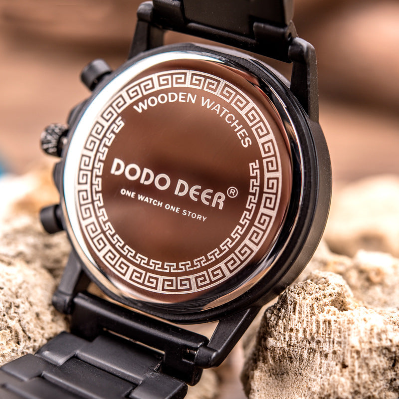 DODO DEER - Explosive Wood Men's Watch