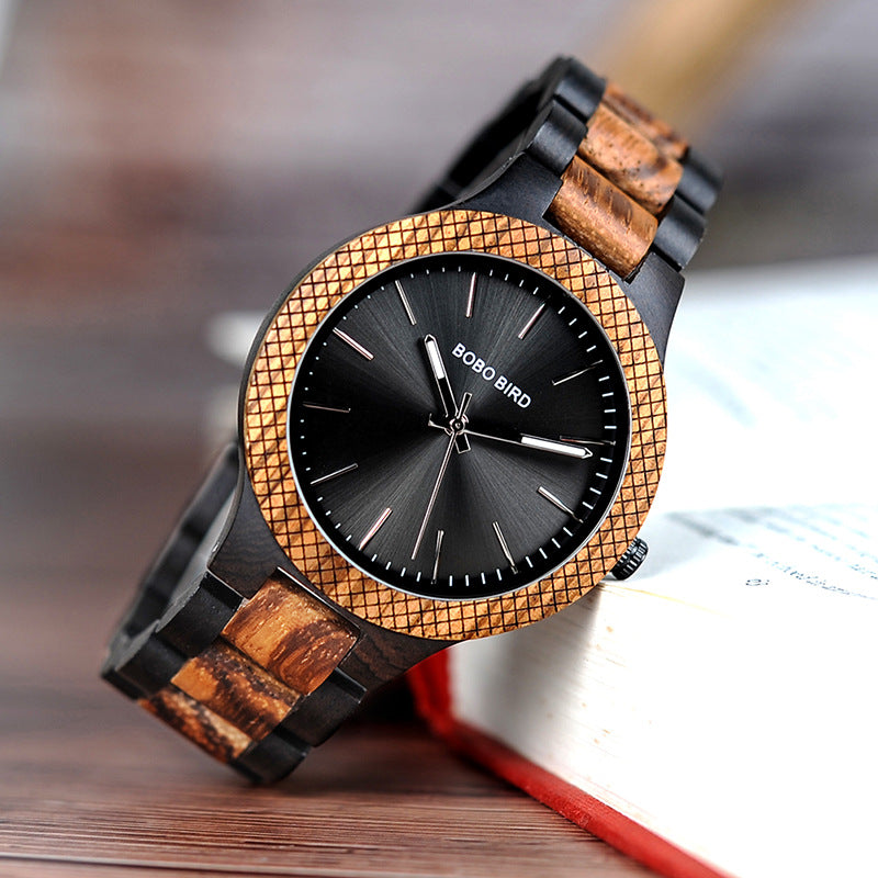 BOBO BIRD - All-Wood Quartz Watch