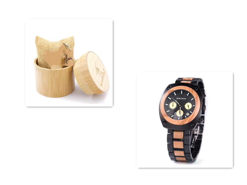 BOBO BIRD - Commander: Multifunctional Chronograph Wood Watch