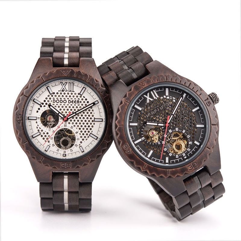 DODO DEER - Mechanical Wood Men's Watch