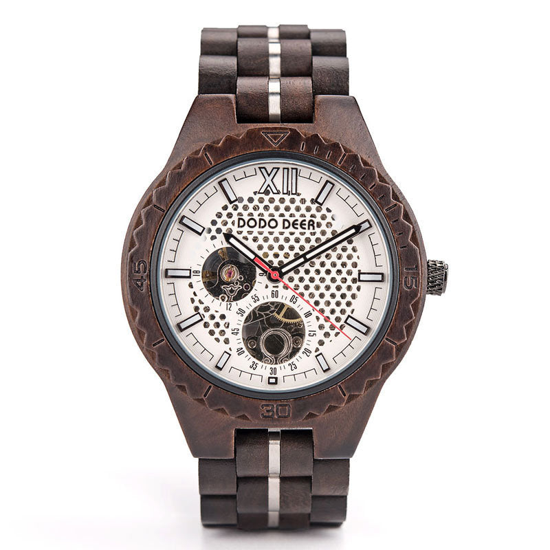 DODO DEER - Mechanical Wood Men's Watch