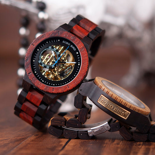 BOBO BIRD - Wooden Automatic Mechanical Watch