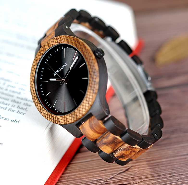 BOBO BIRD - All-Wood Quartz Watch