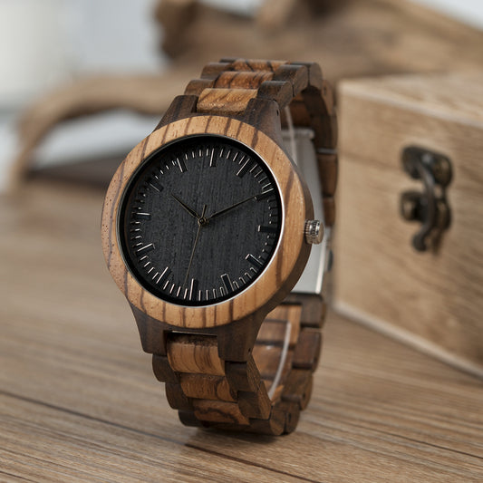 Inter-Wood - Quartz Watch Men's Wood Watch