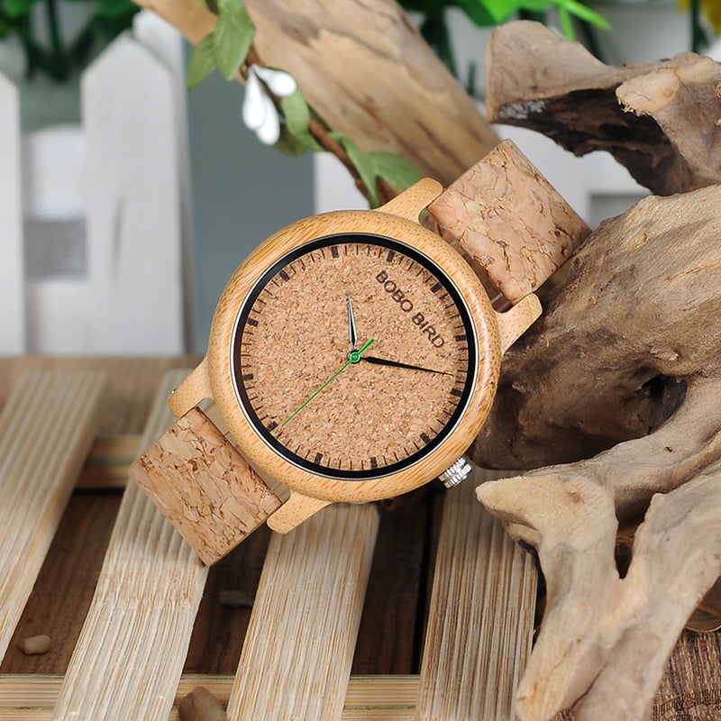 BOBO BIRD - Bamboo and Cork Watch