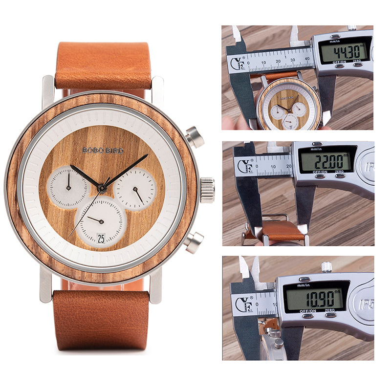 BOBO BIRD - Chronograph Men Watches