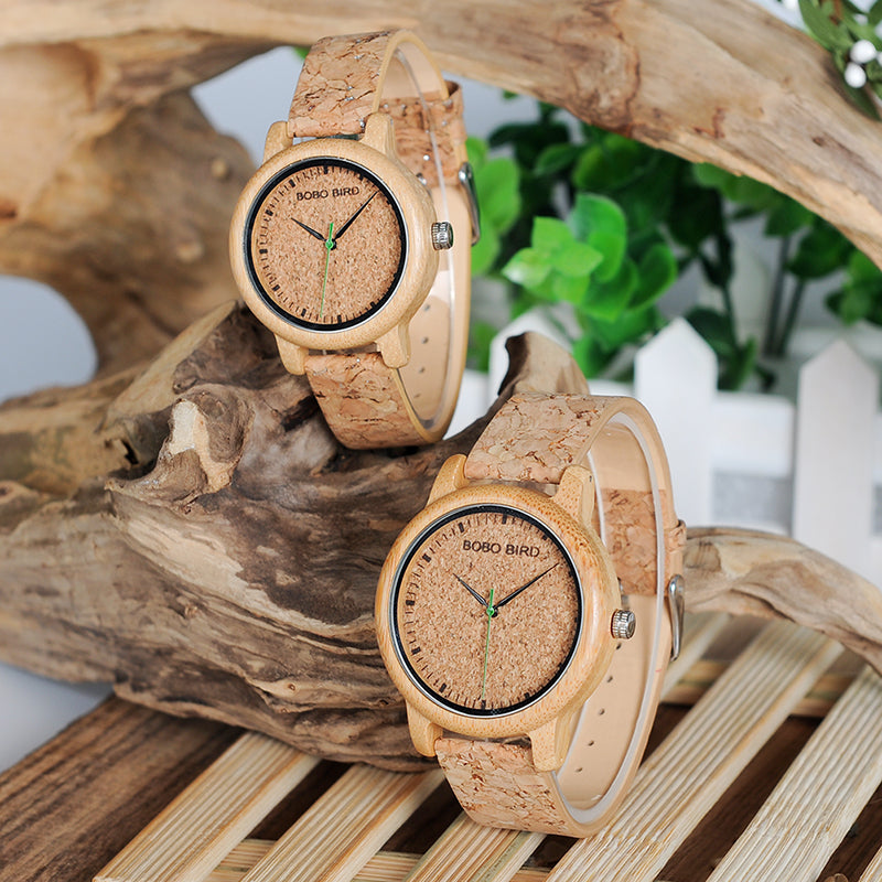 BOBO BIRD - Bamboo and Cork Watch