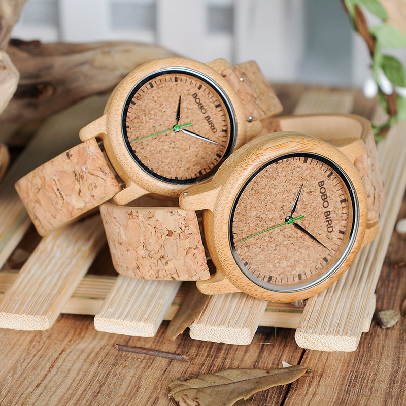 BOBO BIRD - Bamboo and Cork Watch