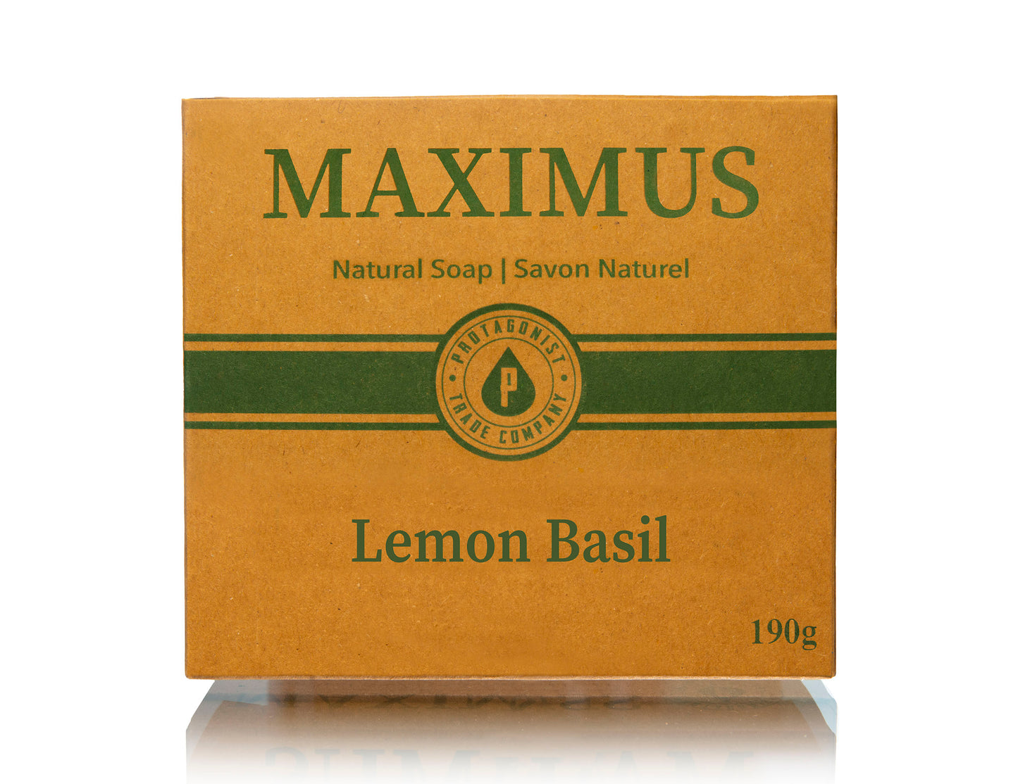 MAXIMUS - Lemon Basil Natural Glycerin Handmade Soap