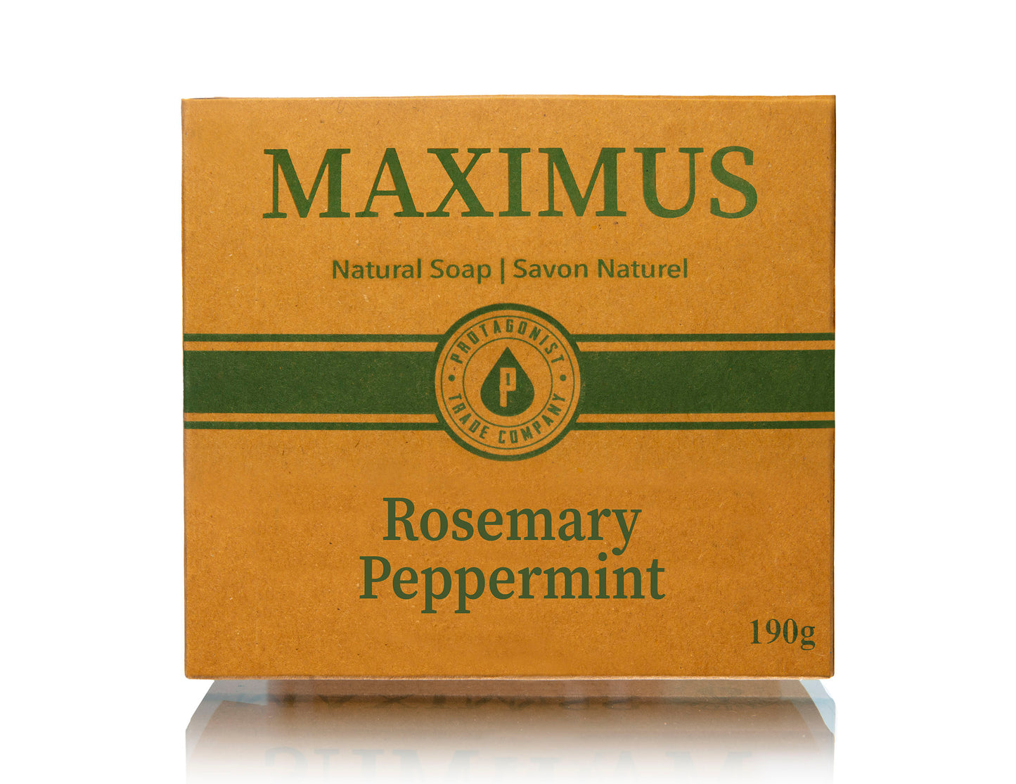 MAXIMUS - Rosemary Peppermint Natural Glycerin Handmade Soap